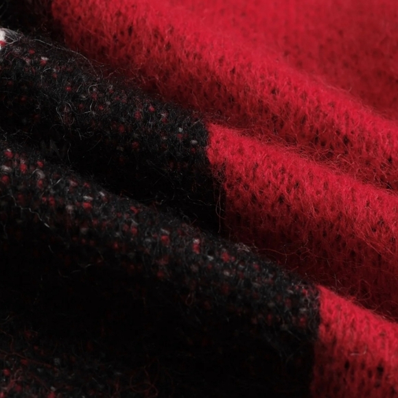 Red Sweater with Cat and Floral Design. NWOT - Picture 8 of 10